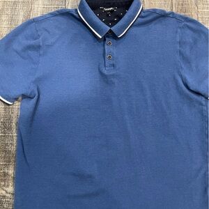 George Men's Polo in Rich Blue